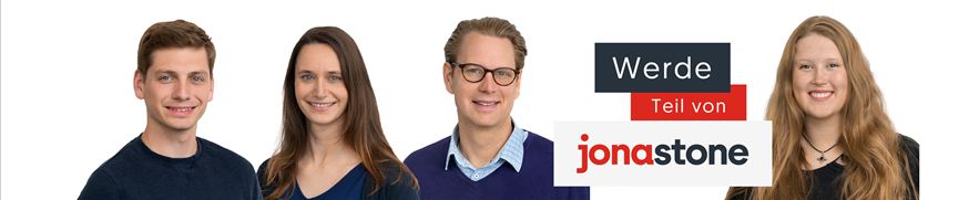 Word onderdeel van jonastone! Job teaser met jonastone collega's Job pagina header afbeelding met jonastone collega's