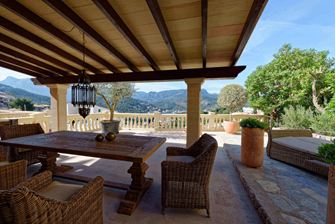 Gezellige zithoek met mediterrane flair