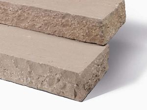 Muurblokken zandsteen Modak op maat gezaagd