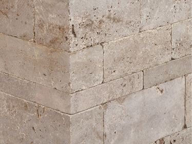 Travertin Noce bakstenen op maat gezaagd
