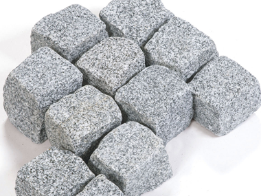 Granieten bestrating Silver Rustica 9x9x9cm