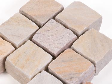 Rio Dorado kwartsiet bestrating detail