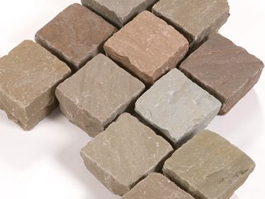 Bestrating Zandsteen Granada 10x10x8cm