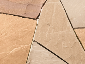 Miak veelhoekige tegels in zomerse kleuren