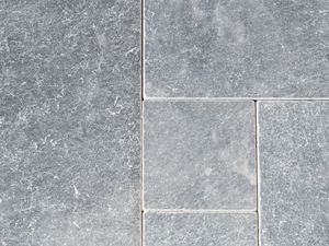 Close-up van grijze Afyon marmeren platen