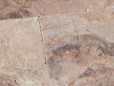 Scabas travertin met verschillende kleuren Close-up