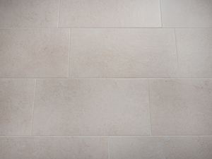 Steenlook tegels Sevilla Cream met voeg bovenaanzicht