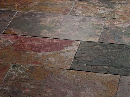 Tegels Peacock Multi Colour zijkant close-up