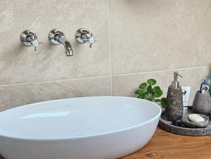 Gelerie1FSZ Alpine Beige wastafel