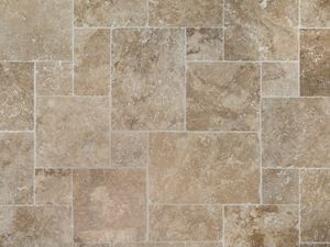 Travertin Classic Country tegels van bovenaf