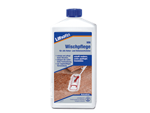 Een flesje onderhoudsproduct voor het onderhoud van tegels