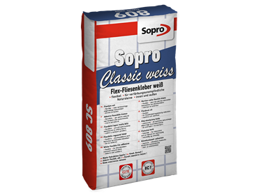 EÃ©n zak flexibele lijm wit