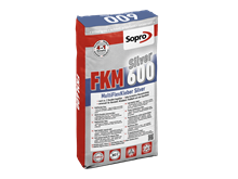 Een zak multiflex-lijm voor het leggen van tegels