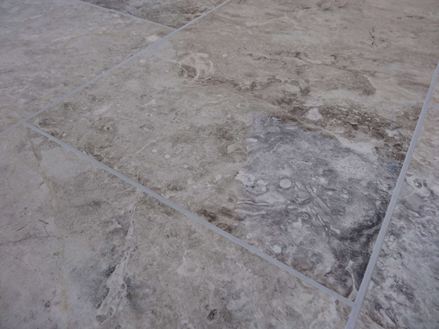 Silver Shadow tegels, zijaanzicht