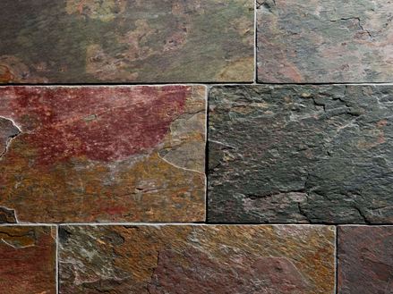 Peacock Multi Colour tegels, vooraanzicht