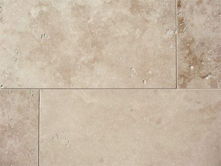 Travertin tegels Medium Line, niet gevoegd, vooraanzicht