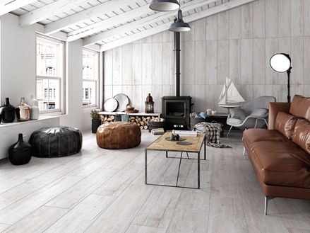 Oud Station tegels met houteffect van Rocersa