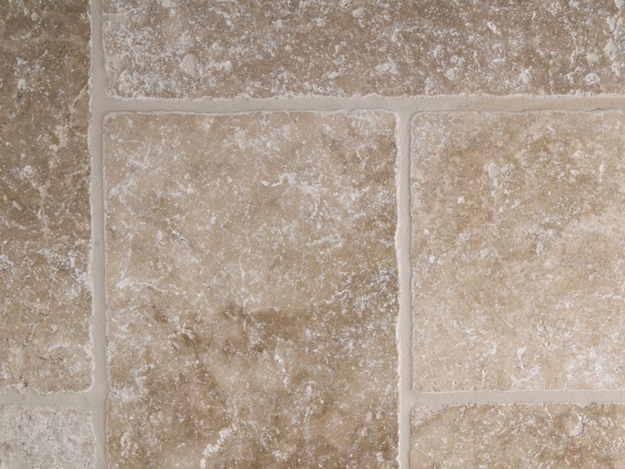 Medium tegels, getrommeld, close-up