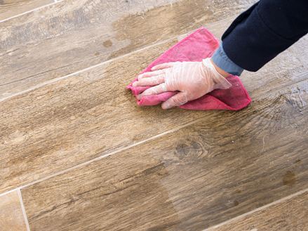 Houteffect tegels schoonmaken Indie Nova