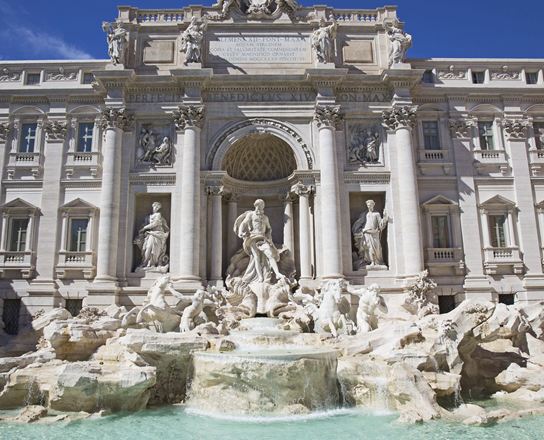 Trevifontein van wit marmer gdvcom