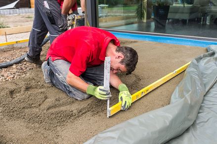 Controle keramische tegels terrastegels Sopro